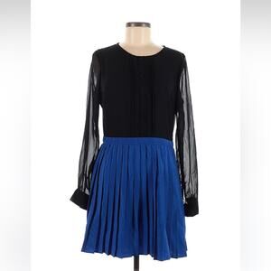 Jessica Simpson long sleeved pleated skirt fit and flare dress, 9/10